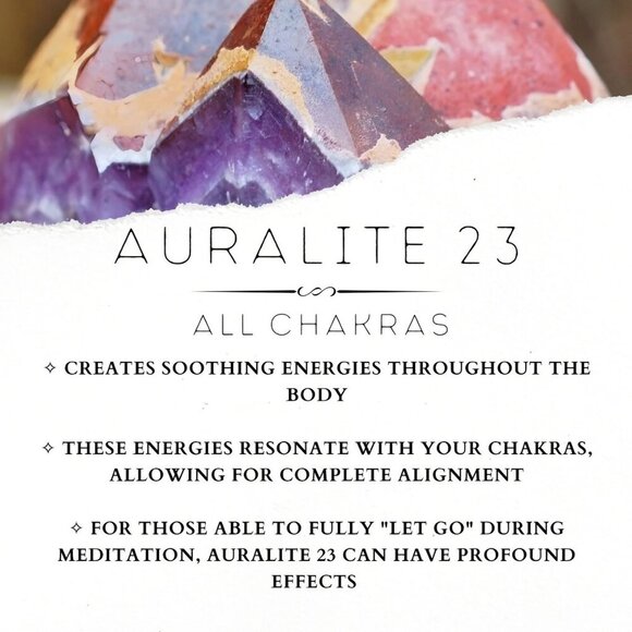 Auralite-23 ✦ Rare Canadian Crystal Specimen ✦ Master Healer w/ 23 Minerals - Picture 6 of 13